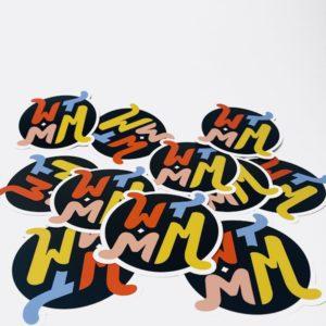 WTMM Large "Beatball" Sticker
