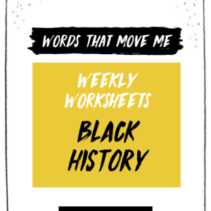 Black History Worksheet Bundle