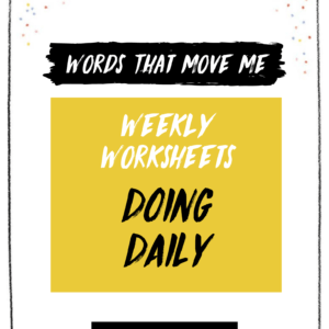 Doing Daily Worksheet Bundle
