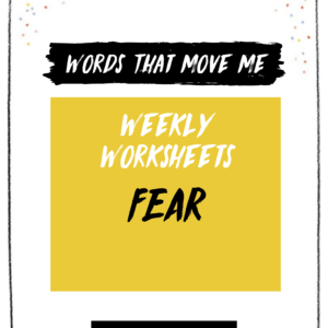 Fear Worksheet Bundle