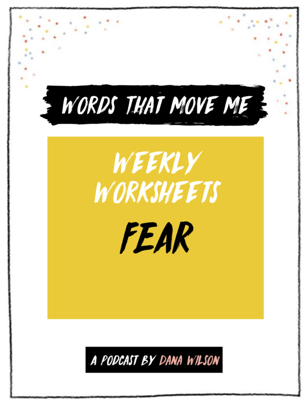 Fear Worksheet Bundle
