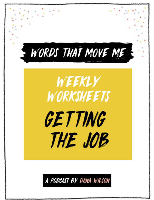 Getting the Job Worksheet Bundle