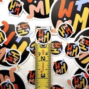 WTMM Small "Beatball" Sticker
