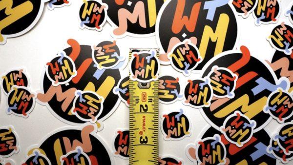 WTMM Small "Beatball" Sticker