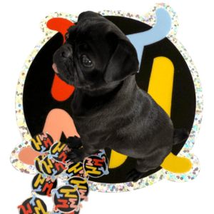 WTMM Large Glitter "Beatball" Sticker